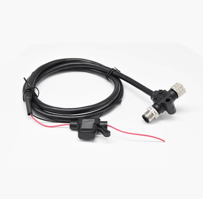 NMEA 2000 5 - Pin M12 Waterproof T Cable with Fuse 1M